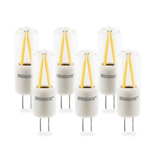 G4 LED Filament 2W Warm Wit Dimbaar 6-Pack afbeelding