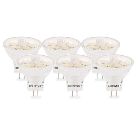 GU4 / MR11 LED Spot 2W Warm Wit 35mm 6-Pack afbeelding