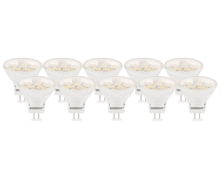 GU4 / MR11 LED Spot 2W Warm Wit 35mm 10-Pack afbeelding