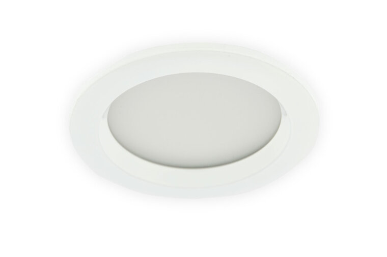LED Inbouwspot 3W, Wit, Rond, Warm Wit, Waterdicht IP65, Badkamer afbeelding