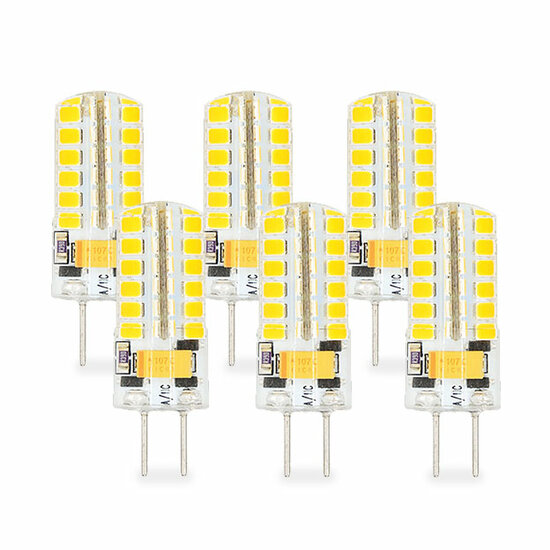 GY6.35 Dimbare LED Lamp 4W Warm Wit 6-Pack afbeelding