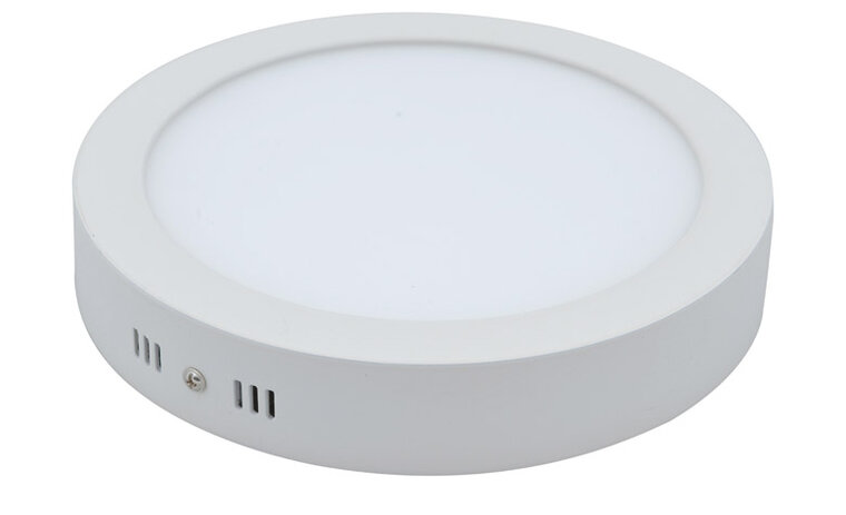 LED Paneel Plafondlamp 6W, Rond 12cm, Opbouw afbeelding