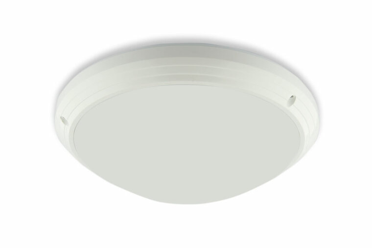LED Plafondlamp 15W, Rond 26cm, Neutraal Wit, Waterdicht IP54, Sensor