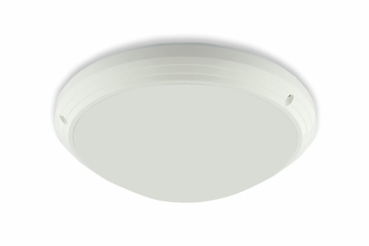 LED Plafondlamp 15W, Rond 26cm, Neutraal Wit, Waterdicht IP54, Sensor