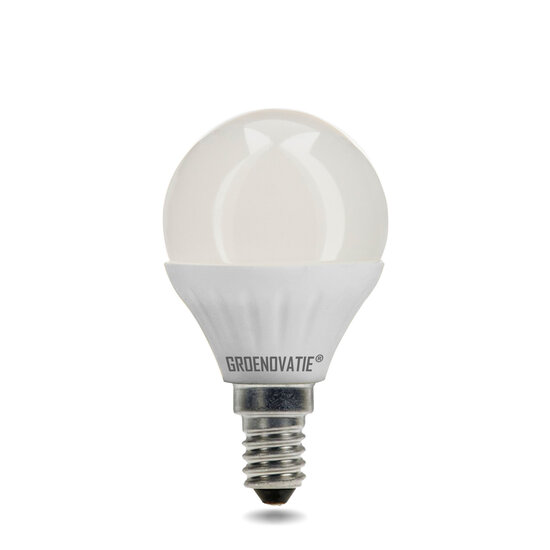 E14 Dimbare LED Kogellamp 4W Warm Wit afbeelding