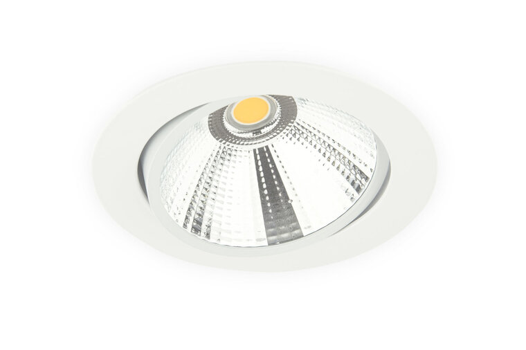 LED Inbouwspot 10W, Wit, Rond, Kantelbaar, Dimbaar afbeelding