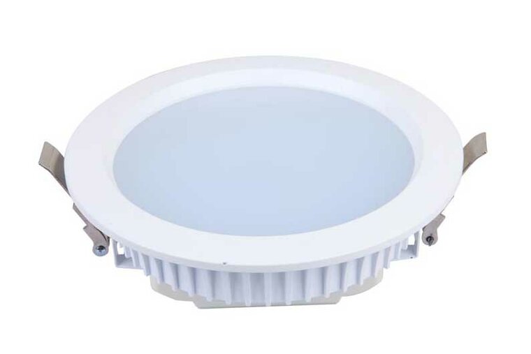 LED Inbouwspot / Downlighter 30W, Wit, Rond, Waterdicht IP65 afbeelding