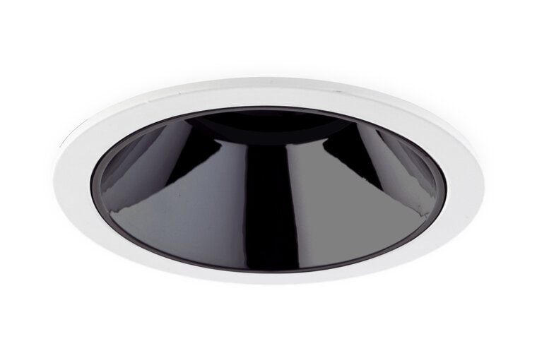 LED Inbouwspot 10W CREE, Rond, Ã84mm, Kantelbaar, Dimbaar, Wit/Chroom, Warm Wit