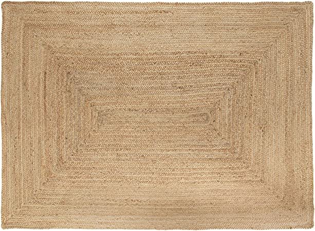 Zeegras Vloerkleed, Handgemaakt, Naturel, 120 x 90 cm afbeelding