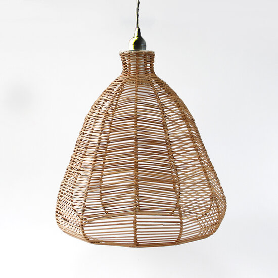 Rotan - Rieten Hanglamp, Handgemaakt, Naturel, a40 cm
