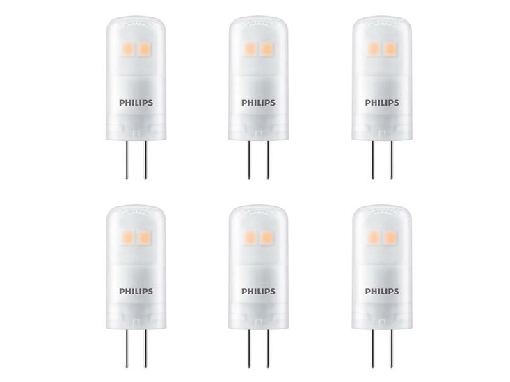 Philips CorePro 1W (10W) G4 LED Steeklamp Warm Wit 6-Pack afbeelding