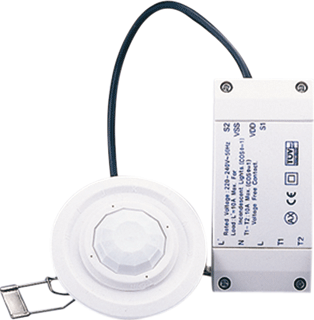 Klemko LED PIR PLF Bewegingsschakelaar Inbouw IP40 afbeelding