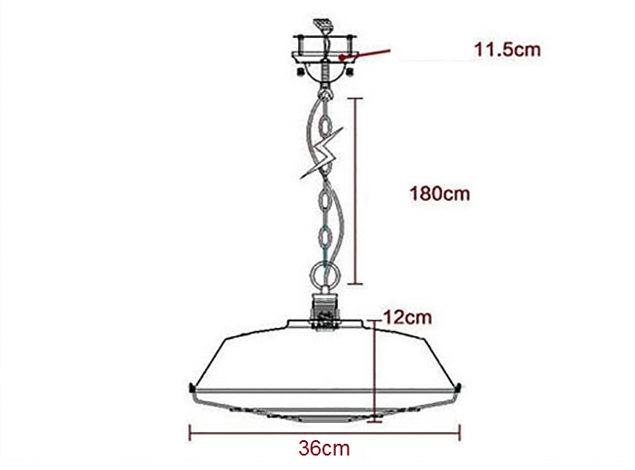 Groenovatie Vintage Industriële Hanglamp Wit Cage Design