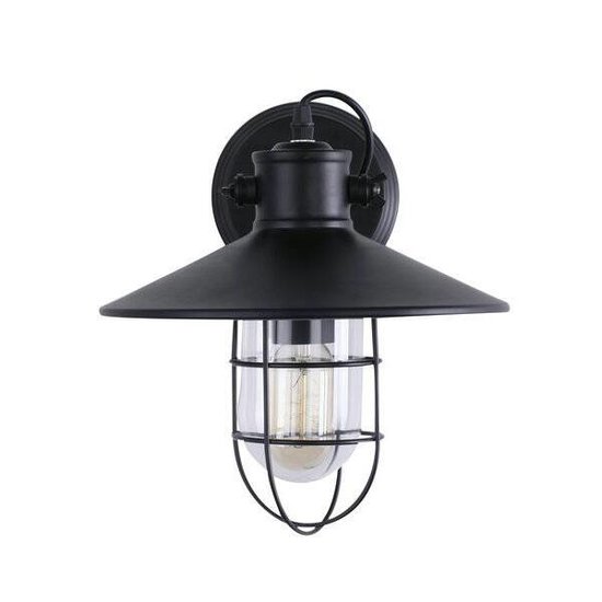 Groenovatie Maritieme Industriële Wandlamp Waterdicht Zwart