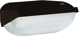 Philips LED Wandarmatuur 9W, Zwart, Waterdicht IP54, Warm Wit, Schemersensor