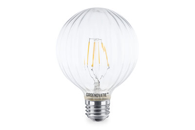 uitzondering Ambassade Betsy Trotwood E27 LED Filament Geribbeld Lamp 4W Warm Wit Dimbaar - Lamp Direct Bestellen