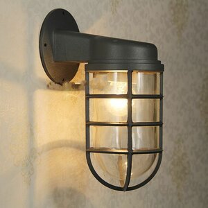 Maakte zich klaar rib Uitgaan Wandlamp / Kooilamp, Industrieel model - E27 Fitting