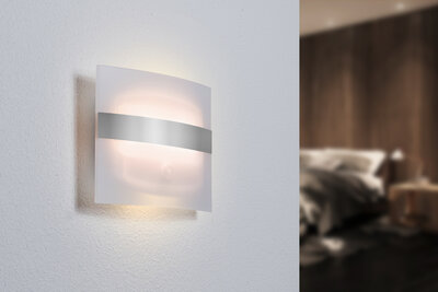fotografie Mantsjoerije Maak plaats LED Wandverlichting 2W op Batterijen met Sensor, Warm Wit