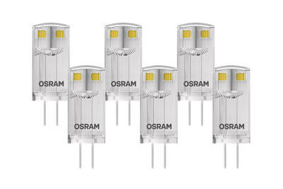 4058075622722-6Pack Osram Parathom G4 LED Steeklamp 0.9-10W Warm 6-Pack