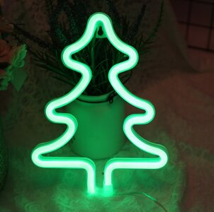 Kerstboom wandlamp