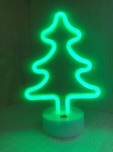 Neon kerstboom