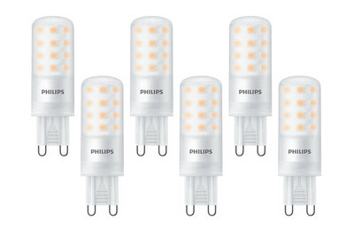 8718699766733-6Pack Philips CorePro G9 LED Lamp Dimbaar Extra Warm Wit 6-Pack