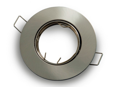 inbouwspot rond aluminium satijn
