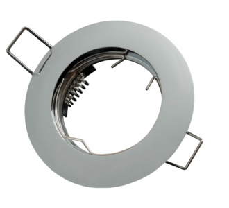 inbouwspot rond aluminium chrome