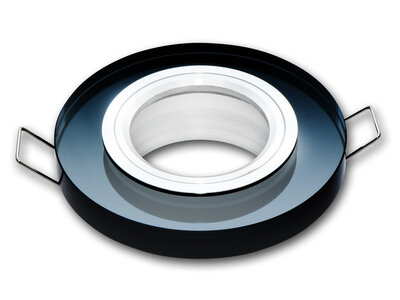 Inbouwspot Rond Glas Zwart