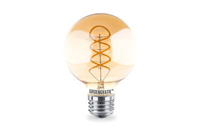 Amber filament lamp