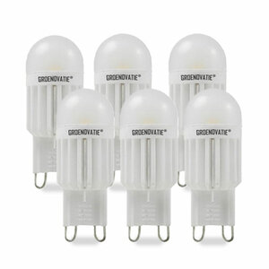 G9 LED 3W Warm 6-Pack - G9 Lamp Dimbaar