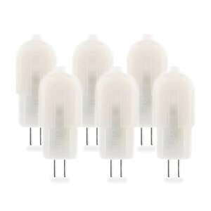 Umeki Gehoorzaam Sta op G4 LED Lamp 1,5W Warm Wit Dimbaar 6-Pack