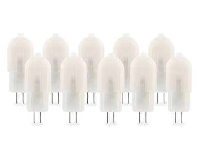 persoonlijkheid Toepassing Onderwijs G4 LED Lamp 1,5W Warm Wit Dimbaar 10-Pack