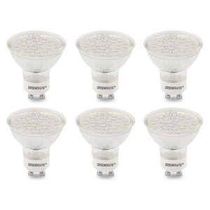 6-Pack GU10 LED Spot SMD 3W