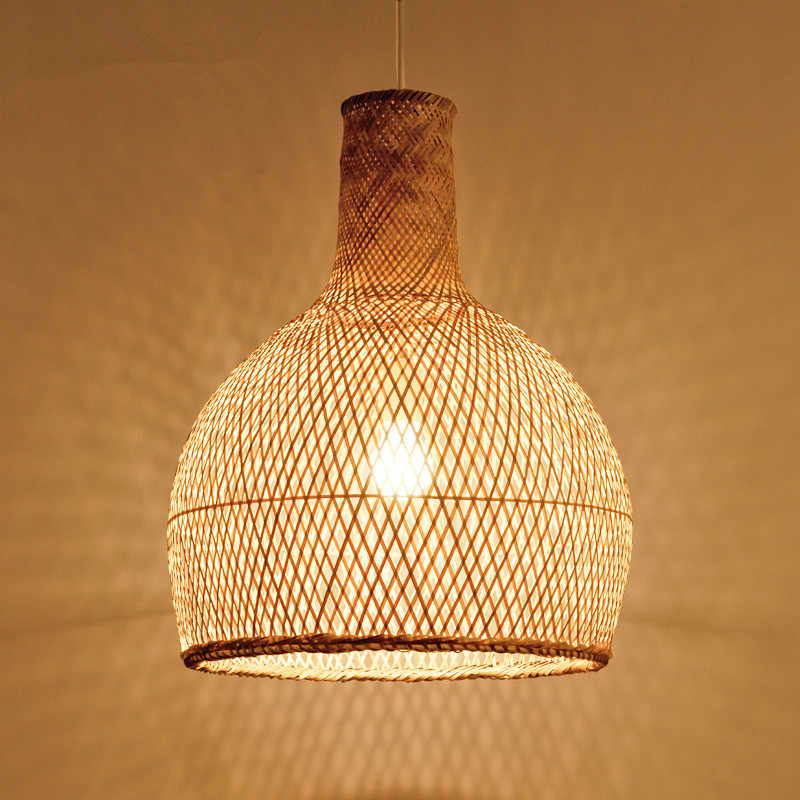 Groenovatie Bamboe Hanglamp, Handgemaakt, Naturel, ⌀40 cm - Groenovatie Bamboe Hanglamp, Handgemaakt, Naturel, ⌀40 cm -